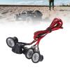 Alomejor RC Car LED Light, 4LED Headlights Broad Crawler Roof Light for 1:10 RC Crawler SCX10 90046 (White Lighting) view 4