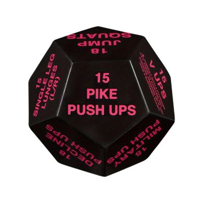 KQFCAZRE Exercise Decision Dice Workout Dice Bodyweight Sports Dice Fitness Dice for Home, Red