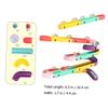 Healifty Colorful Marble Run Building Track for DIY Educational Playset to Develop Fine Motor Skills and Cognitive Ability Easy to Assemble for Birthday Gift view 2