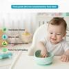 EKOSELA Silicone Baby Suction Bowls Non-Slip Stay Put, High Edge for Self Feeding, BPA Free Toddler Feeding Bowl, (Beige) view 3