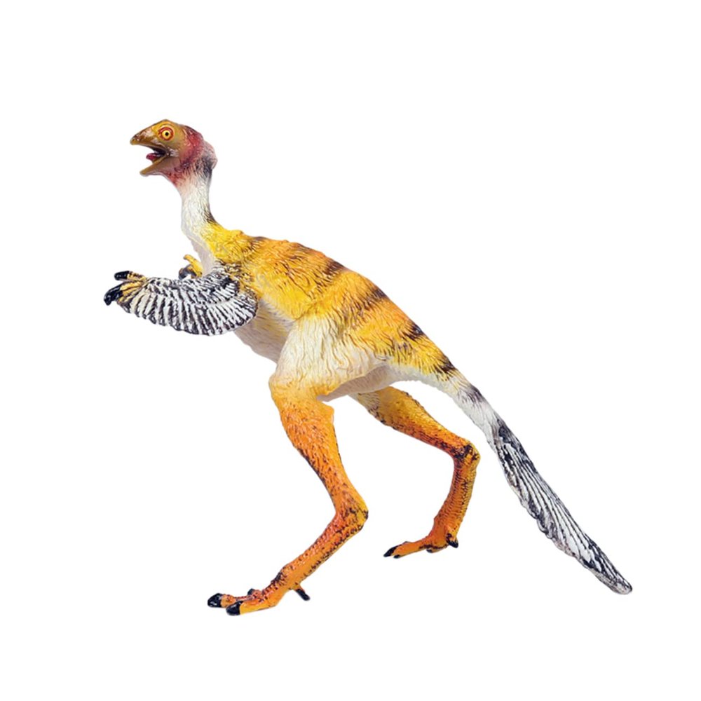 BESPORTBLE Lifelike Sinosauropteryx Dinosaur Model for Boys Simulation Bird Design Creative Static Plastic Figure for Dinosaur Lovers and Educational Play