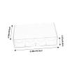 LIOOBO Large Capacity Transparent Poker Chip Storage Box with Buckle Closure Multi Grid Organizer for and Small Item Storage Portable and Stylish Game Chip Case view 2