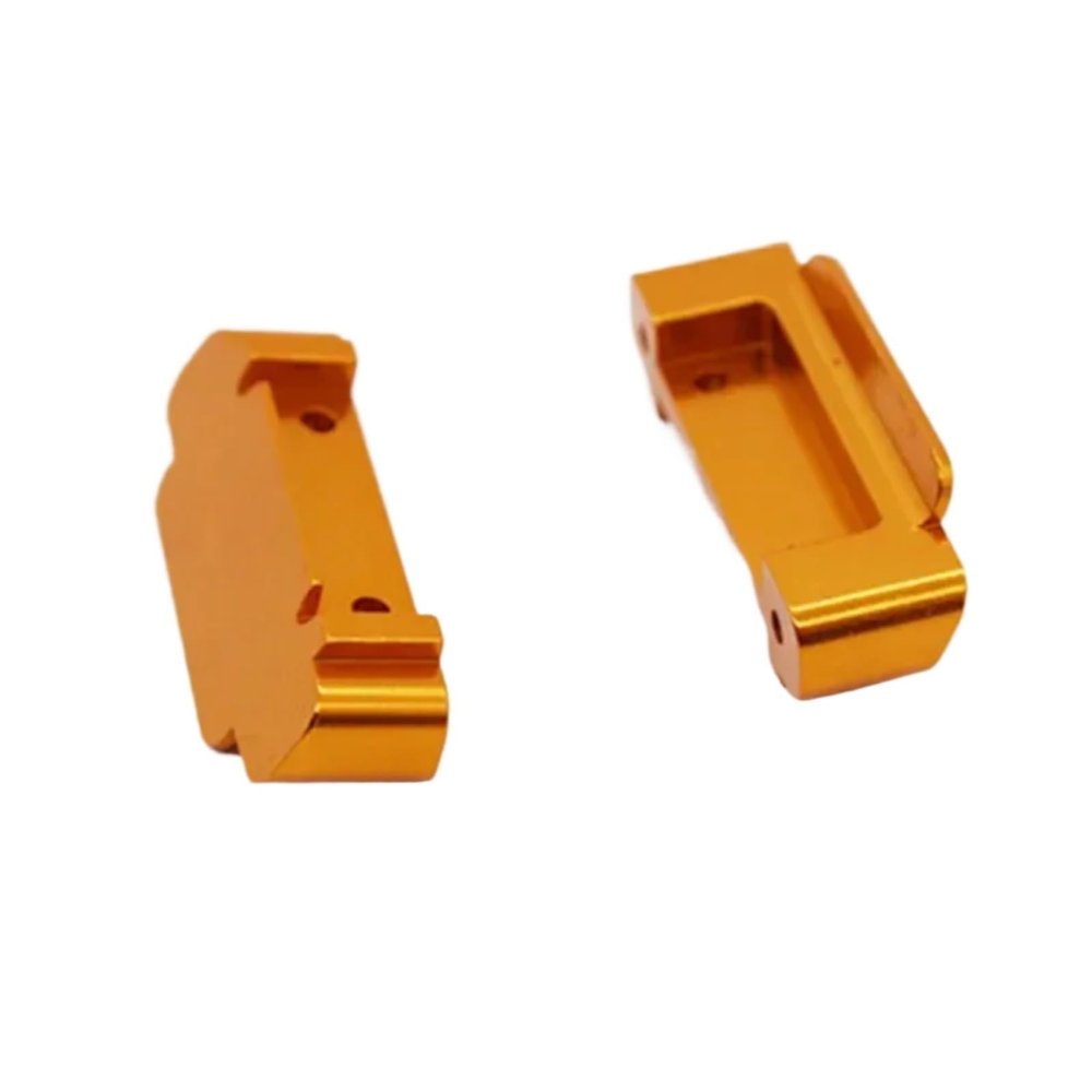 For Wltoys A959-B A969-B A979-B 2Pcs Front Rear Bumper Rc Car Off-road Tracked Vehicle Parts And Accessories Upgrade Replacement Use RC Car Upgrade Part(Yellow)