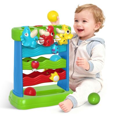 AuroTops Toys for Toddlers 1 2 3 Years Old Boys & Girls Musical Toy for Kids 12-18 Months Interactive Montessori Toys with Light & Sound,Christmas Birthday Gifts