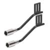 For Scx10 1/10 1Pair Metal Decoration Exhaust Pipe Rc Car Off-road Tracked Vehicle Parts And Accessories Upgrade Replacement And Use RC Car Upgrade Part view 1