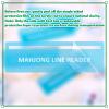 4pcs Mahjong Rules Reader, 6.1x1.97in Bright Mahjong Rules Helper Card Line Guide Finder for Beginners Mom Women Players (Sky Blue) view 4