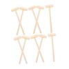 ibasenice 10pcs Mini Wooden Hammer for Boys Educational Hand Eye Coordination Development Dexterity Training Beat Creative Pounding Mallets view 1