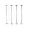 144001 144002 124007 124016 124017 124018 124019 4pcs Drive Shaft Dogbone Driveshaft Upgrade Parts Compatible with RC Car Models Compatible with Various 1 10 Scale Vehicles(Silver) view 1