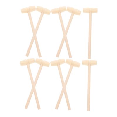 BESPORTBLE 10pcs Mini Wooden Hammer for Boys and Educational Beat to Enhance Hand Eye Coordination and Dexterity Creative Small Mallet