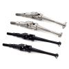 RC Car Drive Shafts For MJX H16 16207 16208 16209 16210 14209 14210 1/16 RC Car Upgrade Parts Accessorie 2pcs Steel Metal Drive Shaft CVD Driveshaft(Silver) view 2