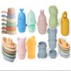 15PCS Baby Bath Toys & 9PCS Bath Toys w/ Silicone Toys & Bath Boats & Stackable Spoons view 1