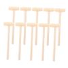 BESPORTBLE 10pcs Mini Wooden Hammer Mallet Educational Beat for Boys Enhances Hand Eye Coordination and Dexterity Development view 1