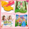 DINSUMRUG Magnetic Dress Up Dolls for Girls,Princess Mermaid Fairy Ballerina Magnet Dolls Dress Up Kits,Car Road Trip Airplane Activity Travel Games Toys Birthday Gift for Girls Ages 3 4 5 6 7 view 4