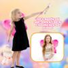 36 Pack Princess Wings Set Includes 18 Pack Girls Fairy Wings Bulk Butterfly Wings Butterfly Angel Costume Wing and 18 Pcs Fairy Wands for Kids Halloween Cosplay Party Dress up, Pink view 4