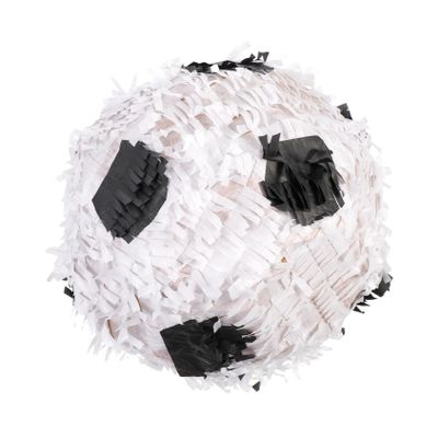 BESPORTBLE Football Shape Pinata for Birthday Party Sugar Filled Plaything with Fun Design Creative Soccer Theme Decoration for Celebration and Photo Prop Easy to Fill with Candy
