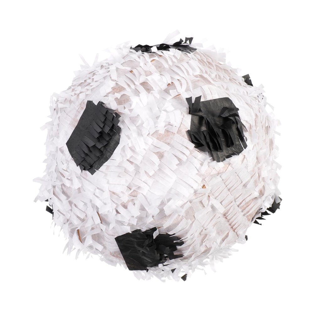 BESPORTBLE Football Shape Pinata for Birthday Party Sugar Filled Plaything with Fun Design Creative Soccer Theme Decoration for Celebration and Photo Prop Easy to Fill with Candy