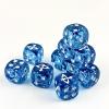 10 Piece D6 dice 16mm Acrylic Dice Set Polyhedral Dice Game Dice for RPG MTG DND Dice Table Games view 2