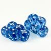 10 Piece D6 dice 16mm Acrylic Dice Set Polyhedral Dice Game Dice for RPG MTG DND Dice Table Games view 3