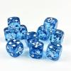 10 Piece D6 dice 16mm Acrylic Dice Set Polyhedral Dice Game Dice for RPG MTG DND Dice Table Games view 4