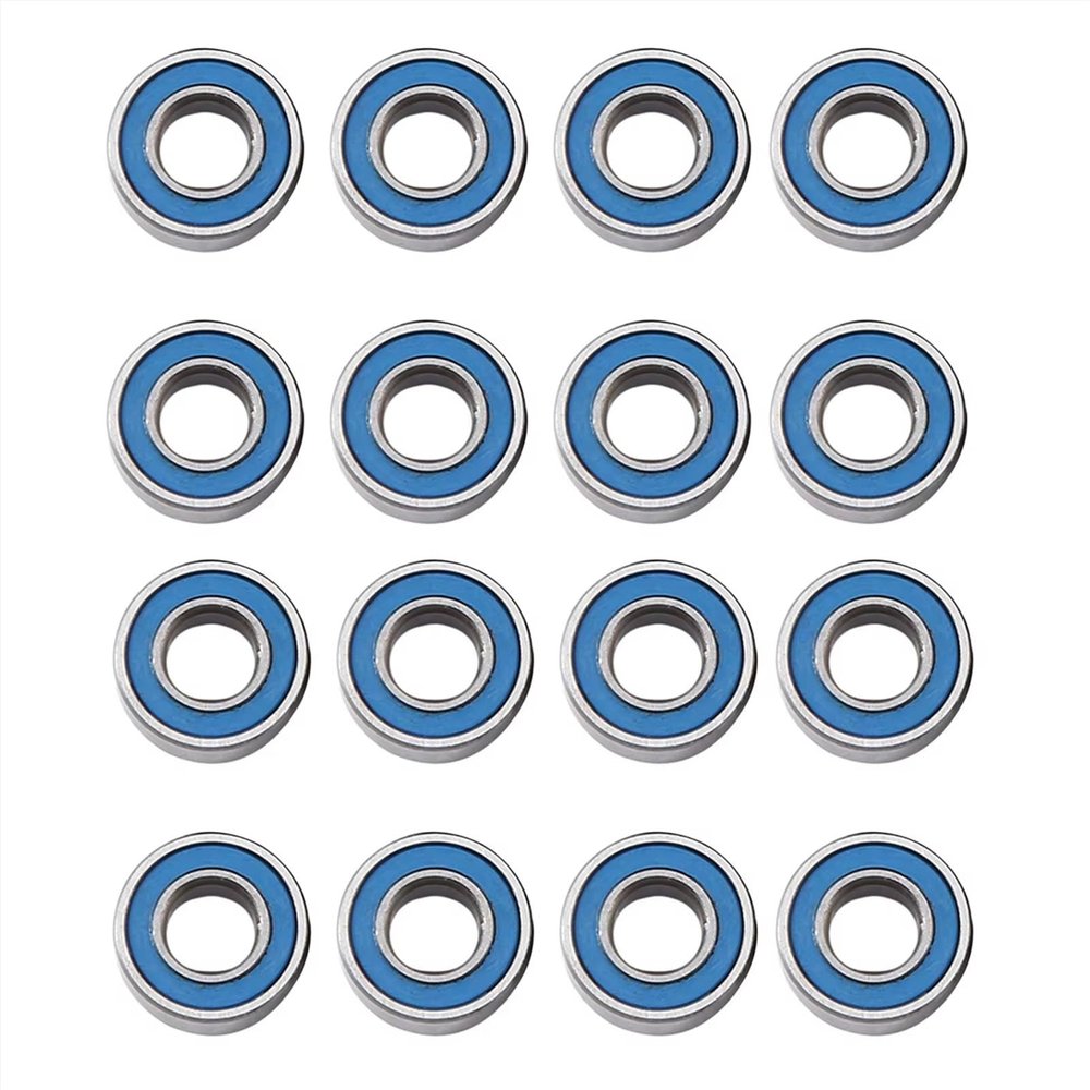 Compatible with Tamiya for WR-02 RC Car Upgrade Parts Modification Spare Replacement Accessories 16Pcs Sealed Bearing Kit RC Car Part Accessories