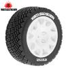 1/10 RC Rally Car Tires OD 3'' On Road Tyres 12mm Hex for 1/10 1/8 Racing Car Tamiya TT01 TT02 XV01 TA06 PTG2 HPI EN M-Sport WRC XTS-f10 KYOSHO HSP LEILALO RC On-Road Car 4PCS  (White) view 3