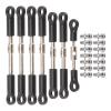 Compatible with Wltoys 144001 144010 124017 124019 RC Car Parts Spare 7Pcs Front Rear Tie Rod Servo Link Rod with Ball Head Screw RC Car Part Accessories view 1