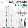 Edge Protector Handle, 4.3-8.7ft Board Corner Protector Extension Handle V Shaped Edge Guards Adjustable for Flatbed Cargo Trucks Steel Extension Pole with Sponge Grip view 2