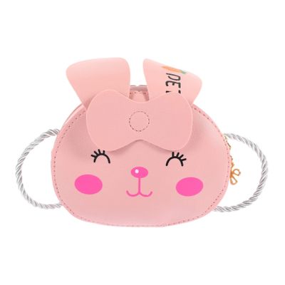 GALPADA Cute Crossbody Bag Lightweight Single Shoulder Pouch for Boys Moderate Storage Bunny Design Mini Shoulder Bag for Outdoor Use and Item Carrying