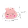 GALPADA Cute Crossbody Bag Lightweight Single Shoulder Pouch for Boys Moderate Storage Bunny Design Mini Shoulder Bag for Outdoor Use and Item Carrying view 2
