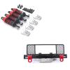 4Pcs Shock Absorber Damper with Front Bumper with Center Net Protection Armor,for WPL C14 C24 C34 MN90 MN99S RC Car view 4