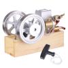 Kooteyybhyy Engine Model Kit, Metal Horizontal Fixed Gasoline Internal Combustion Model with Hand Starter, Creative STEM Toy Engineering Construction Kit (Upgrade) view 1