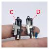 VUQLDHAYZ 5mm Precision Planetary Gearbox Gear Stepping Stepper Electronic Starter 2-Phase 4-Wire Linear Screw Metal D view 4