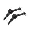 2Pcs Metal Drive Shafts Dog Bone for mjx 1/14 for Hyper Go Truck 14301 14302 CVD 14410 RC Car Upgrade Parts Accessories(Black) view 1