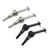 2Pcs Metal Drive Shafts Dog Bone for mjx 1/14 for Hyper Go Truck 14301 14302 CVD 14410 RC Car Upgrade Parts Accessories(Black) view 2