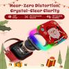 Mini Karaoke Machine for Kids Girls & Boys - Portable Bluetooth Speaker with 2 Wireless Microphones - Kids Birthday for Ages 4-10 Years Old- Christmas Limited Edition view 2