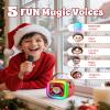 Mini Karaoke Machine for Kids Girls & Boys - Portable Bluetooth Speaker with 2 Wireless Microphones - Kids Birthday for Ages 4-10 Years Old- Christmas Limited Edition view 3