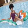 1.92m x 1.75m Boho Butterfly Pool Float view 3