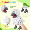 Animal Hand Puppets 11 Inch Bird Plush Toucan Owl Eagle Parrot Flamingo Peacock Puppet Toys Role-Play Puppets for Kids Storytelling Imaginative Pretend Play Teaching Preschool(Owl) view 3