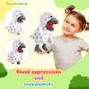 Animal Hand Puppets 11 Inch Bird Plush Toucan Owl Eagle Parrot Flamingo Peacock Puppet Toys Role-Play Puppets for Kids Storytelling Imaginative Pretend Play Teaching Preschool(Owl) view 4
