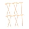 SUPVOX 10pcs Mini Wooden Mallet for Boys Educational Hand Eye Coordination Development Hammer Tools for Dexterity and Motor Skills Improvement view 1