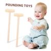 SUPVOX 10pcs Mini Wooden Mallet for Boys Educational Hand Eye Coordination Development Hammer Tools for Dexterity and Motor Skills Improvement view 3