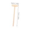 VANZACK 10pcs Mini Wooden Mallet for Boys Beat Educational Hammer Enhancing Hand Eye Coordination Dexterity Development Pounding Play Tool view 2