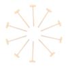 Toddmomy 10pcs Mini Wooden Mallet for Boys Educational Beat to Develop Hand Eye Coordination Dexterity and Arm Movement Creative Pounding Hammer Gift view 1