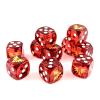10 Piece D6 dice 16mm Acrylic Dice Set Polyhedral Dice Game Dice for RPG MTG DND Dice Table Games view 4