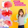 36 Pack Princess Wings Set Includes 18 Pack Girls Fairy Wings Bulk Butterfly Wings Butterfly Angel Costume Wing and 18 Pcs Fairy Wands for Kids Halloween Cosplay Party Dress up, 18 Colors view 3