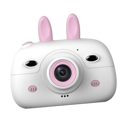 Abaodam Digital Camera Dual Lens Mini Camera with IPS Screen Intelligent Face Recognition Auto Supports Up to Memory