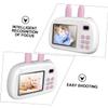 Abaodam Digital Camera Dual Lens Mini Camera with IPS Screen Intelligent Face Recognition Auto Supports Up to Memory view 3