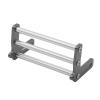 Rc Crawler Bumper Compatible with Axial for SCX10 for Traxxas for TRX4 1/10 RC Crawler Vehicle Upgrade Accessories Metal Front Bumper for Universal view 1