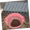 ToysCentral Basics Multi Use Garden Soil Sifting Tool with Uniform Mesh Soil Sieve Pan for Stone and Filtration Easy Clean Sifting Pan for Gardening and Beach Play Pink view 4