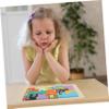 BESPORTBLE Wooden Cartoon Animal Puzzle for Educational Animal Shape Matching Blocks Early Learning Cognitive Development and Hand Eye Coordination Game view 3
